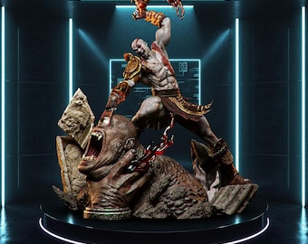 バーバリアン・ウォリアー ファンアート STL スタチュー | 1/6 スケール | 3D STL プリントファイル モデルのダウンロード