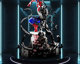 Spider-Man Symbiote Marvel | Epic Transformation Edition STL Statue