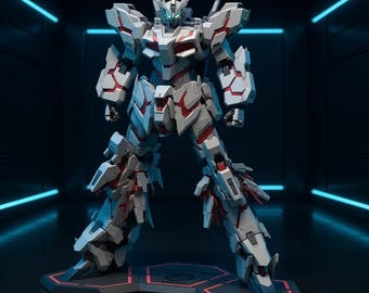 Unicorn STL Figure | 1/100 Scale | Season 1 - UG02 | 3D Print File Model