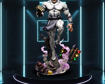 Conquest Fanart STL Statue + Bust | 1/6 Scale | 3D STL Print File Model Download