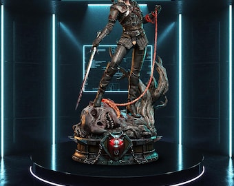 剣の狩人ファンアートSTL像 | 複数のスケール | 3D STLプリントファイルモデルのダウンロード