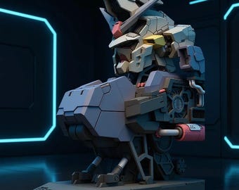 GP02 STL Bust | 1/25 Scale | Season 2 - Elite Grade | 3D Print File Model Download