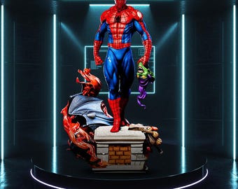 Spider-Man Marvel Classic Suit STL File | Superhero 3D Print Model