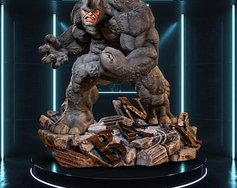 Stone Beast Fanart STL Statue | 1/6 Scale | 3D STL Print File Model Download