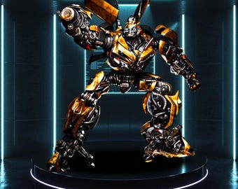 Cyber Scout Fanart STL Statue + Bust | 1/18 Scale | 3D STL Print File Model Download