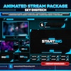 3x Green Digitech Animated Stream Timer Countdown Pack for Twitch, Kick ...