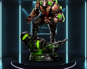 Masked brute warrior STL Statue + Bust | 1/6 Scale Fanart 3D Print File Model | 2 Mask Heads (No Support) Digital Download