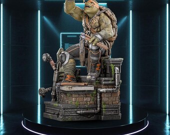 Michelangelo - Orange Mask Ninja Turtle STL (Fullsize + bust)