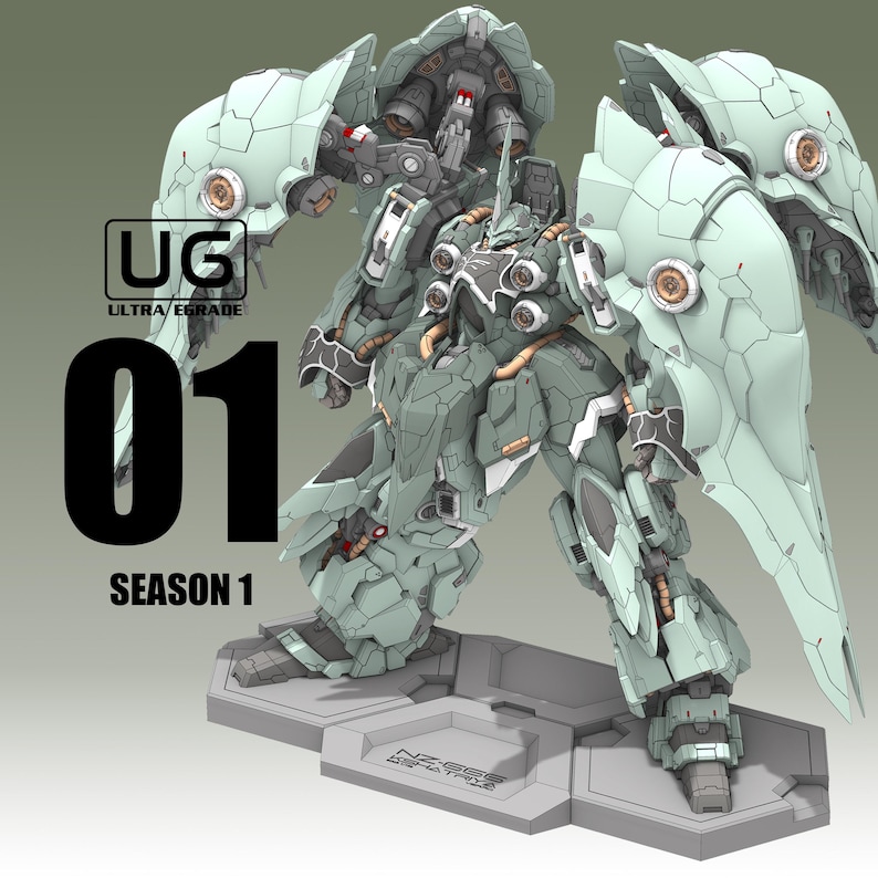 NZ-666 Kshatriya STL Figure | N.T.S Scale | Season 1 - UG01 | 3D Print ...