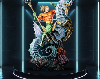 Aquaman -fan Art, by Zez Studios'. Unpainted 3D Printed Kit 1/6