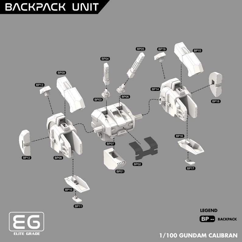 Calibarn STL Figure | 1/100 Scale | Season 4 - Elite Grade | Sci-fi 3D ...