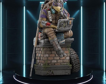 Donatello - Tech Ninja Turtle STL Statue + Bust