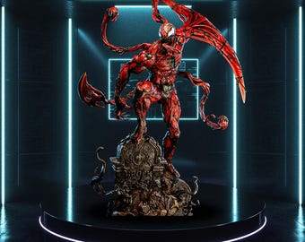 カーネージ マーベル | シンビオート モンスター ヴィラン STL | マーベル スパイダーマン ユニバース ジオラマ