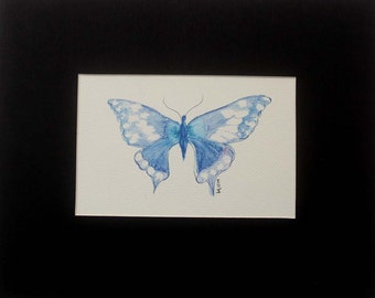 Watercolor Butterfly Print, Watercolor print, watercolor butterfly, glicee print