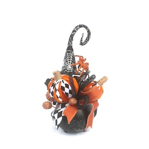 Halloween Centerpiece small, Witches cauldron mug, Halloween Tiered tray decor, Witches Brew, Hostess Gift, Halloween Party decor