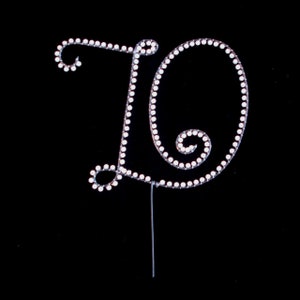 Pearl 70 Cake Topper