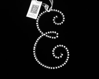 E Pearl Letter Monogram (All Letters Available)