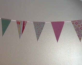 Paper Pennant Banner Birthday Party Garland