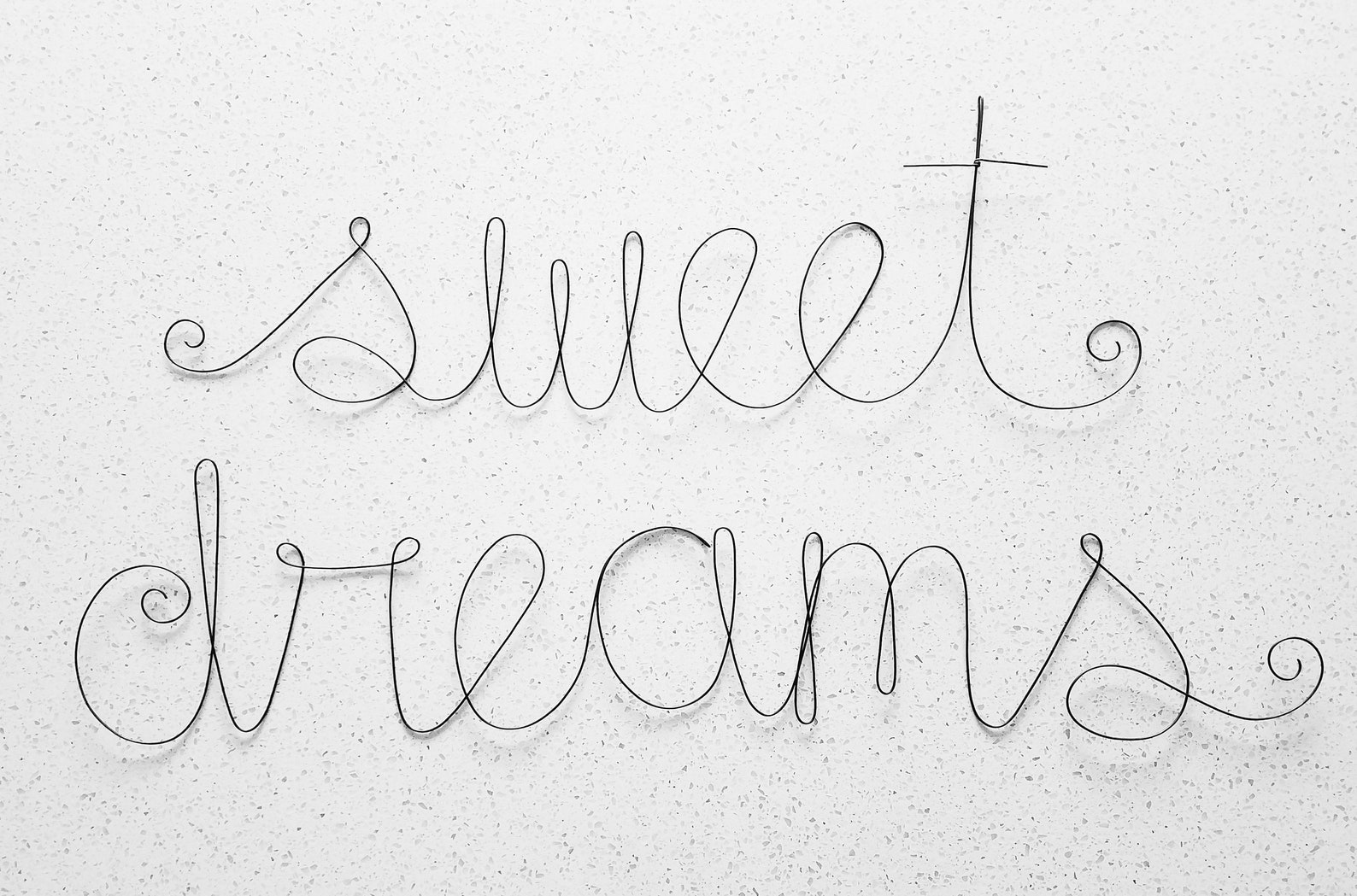 DREAM Wire Word Wall Hanging Art Etsy