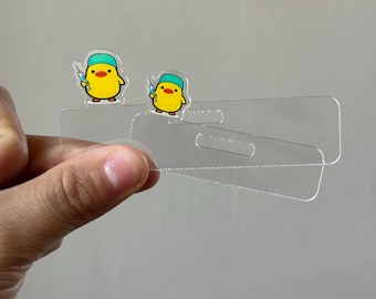 Nurse Duck ID Badge Topper | Acrylic Medical Accessory