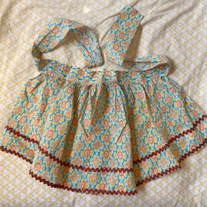 Mommy n Me Childs Kitchen Apron, handgemaakte vintage