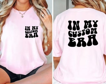 Custom Text Shirt, Personalized Text Shirt , Custom Wavy Text Shirt, Personalized T-Shirt, Custom Shirt, Custom Birthday Gift