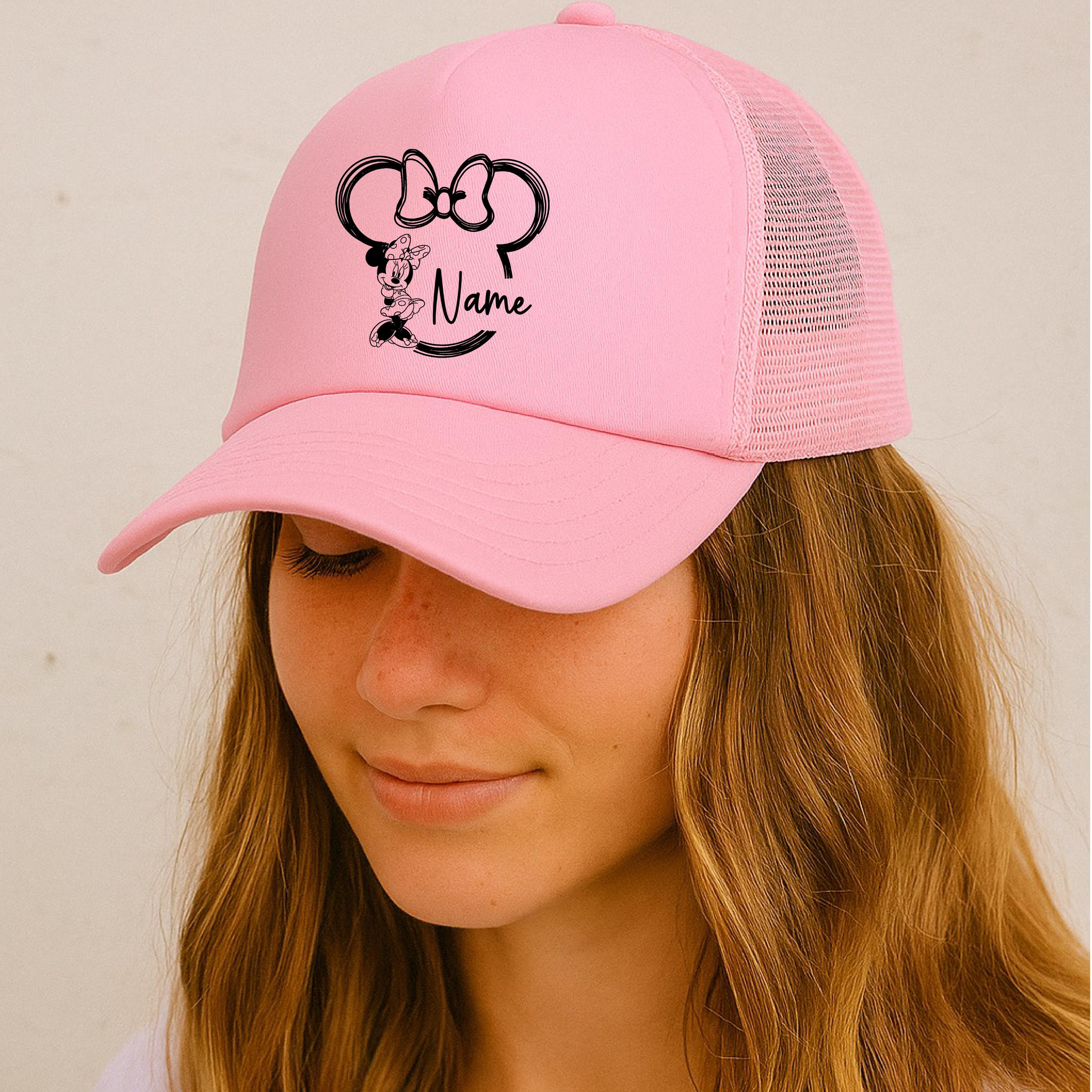 Custom Disney Hats Mickey Mouse Minnie House Trucker Cap  display picture 1