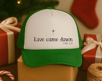 Christian Christmas Snapback Hat Religious Gifts Christian Gift Christmas Trucker Cap Christmas Jesus Christmas Gifts Nativity Trucker Hat