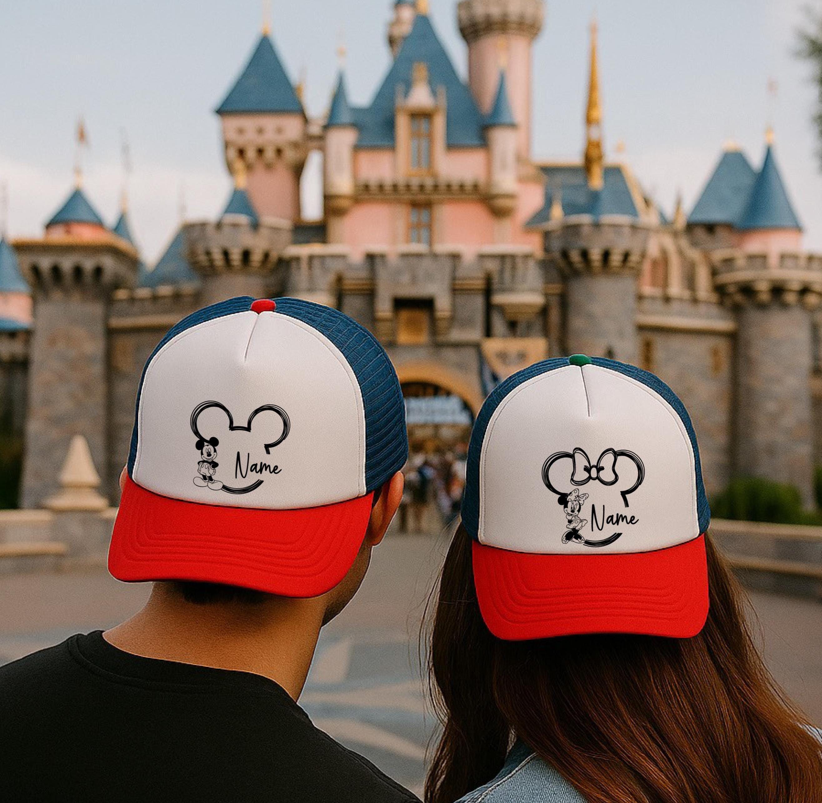 Cartoon Trucker Hat - Adjustable Snapback With Mesh Back (Mickey Mouse, Batman, Etc.)