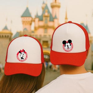 Disney Trip Trucker Hat Mickey Mouse Minnie House Sarcastic Disney World Hat Trucker Cap Snapback Hat Disney Vacation Matching Disney Hats