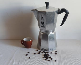 XXL Bialetti stovetop moka pot, giant espresso maker, made in Italy