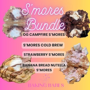 Gourmet Stuffed S&#39;mores Cookie Recipe Bundle