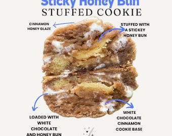 Sticky Honey Bun Gefüllte Keks-Rezept