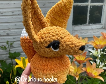Pancake il modello Chibi Fennec Fox all'uncinetto/modello Amigurumi Fox
