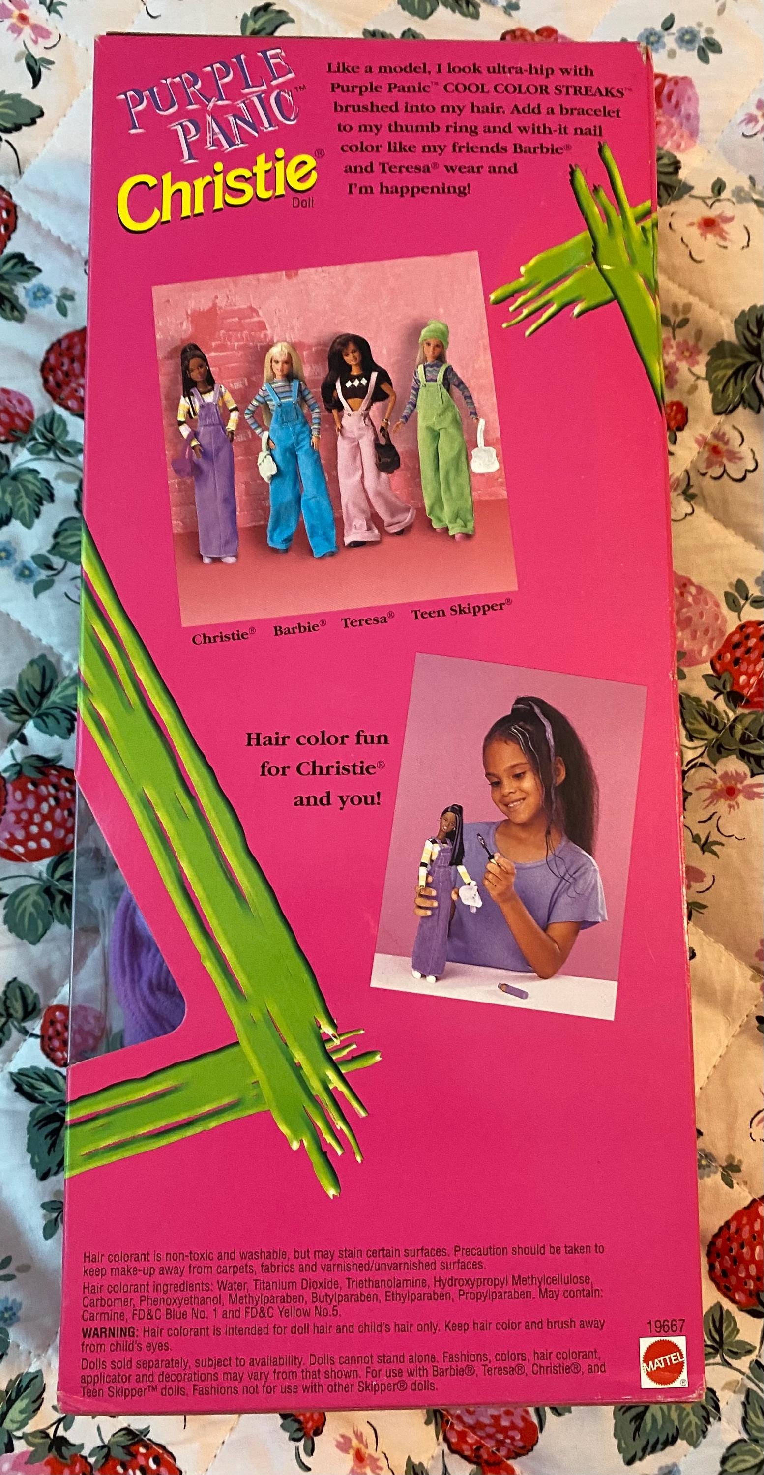 1997 Purple Panic Christie Barbie Doll - No. 19667 - Etsy