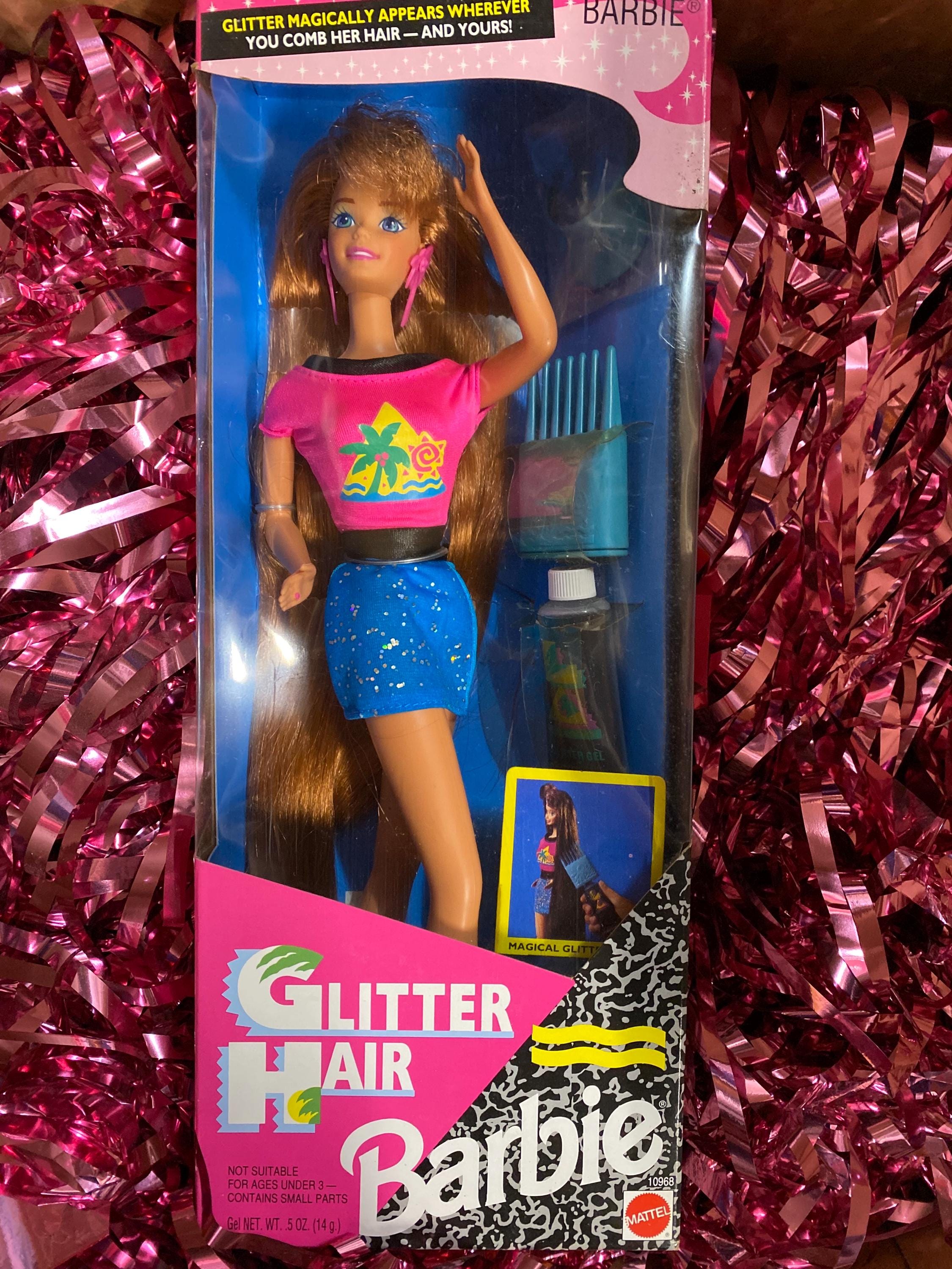 Red Hair 1993 Glitter Hair Barbie - Etsy