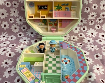 POLLY POCKET VINTAGE 1990 Bluebird Polly's School completo EUR 84,90 - ES