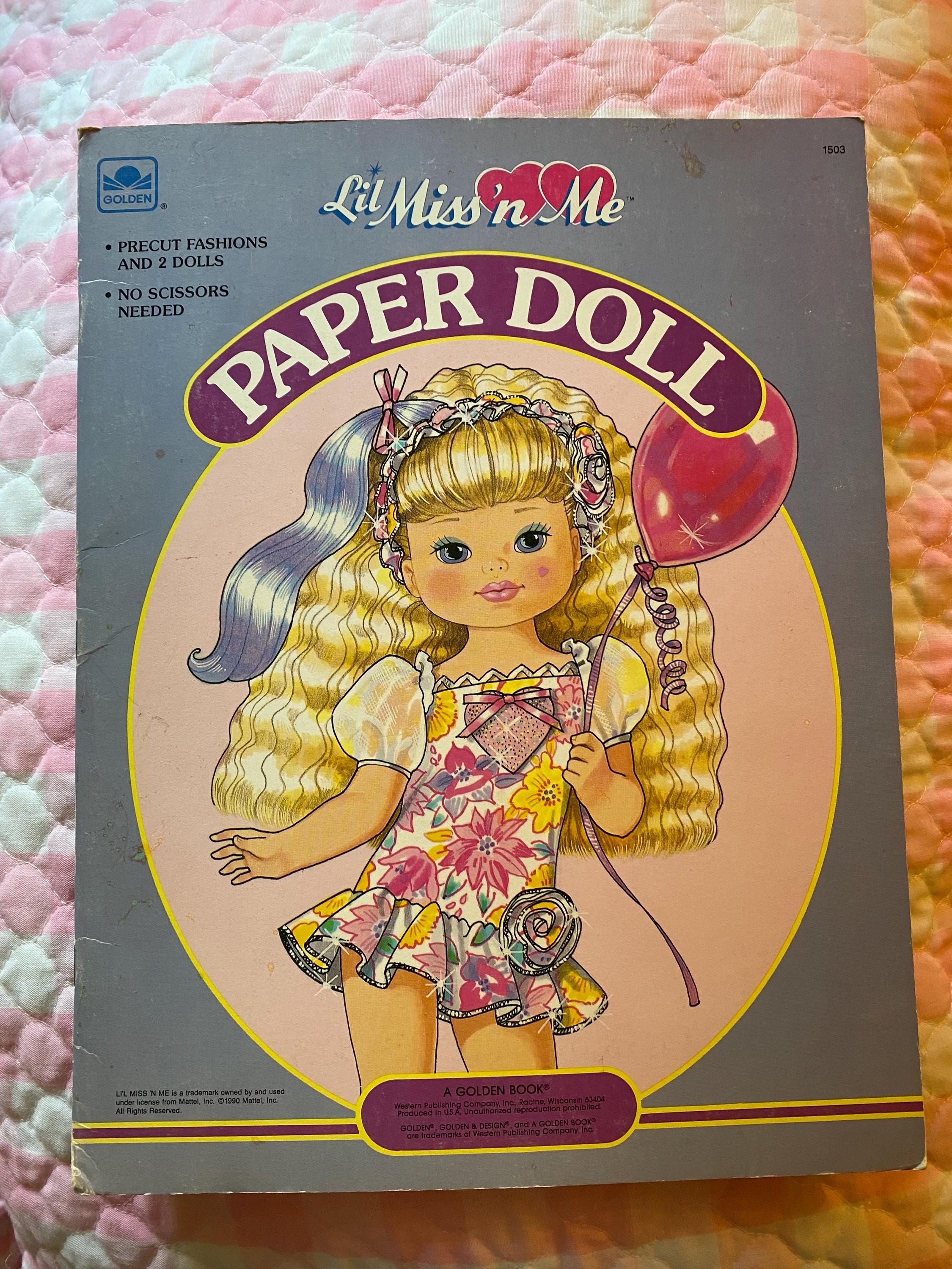 li’l miss sticky kiss paper doll LI'L MISS STICKY KISS - editions treville online store