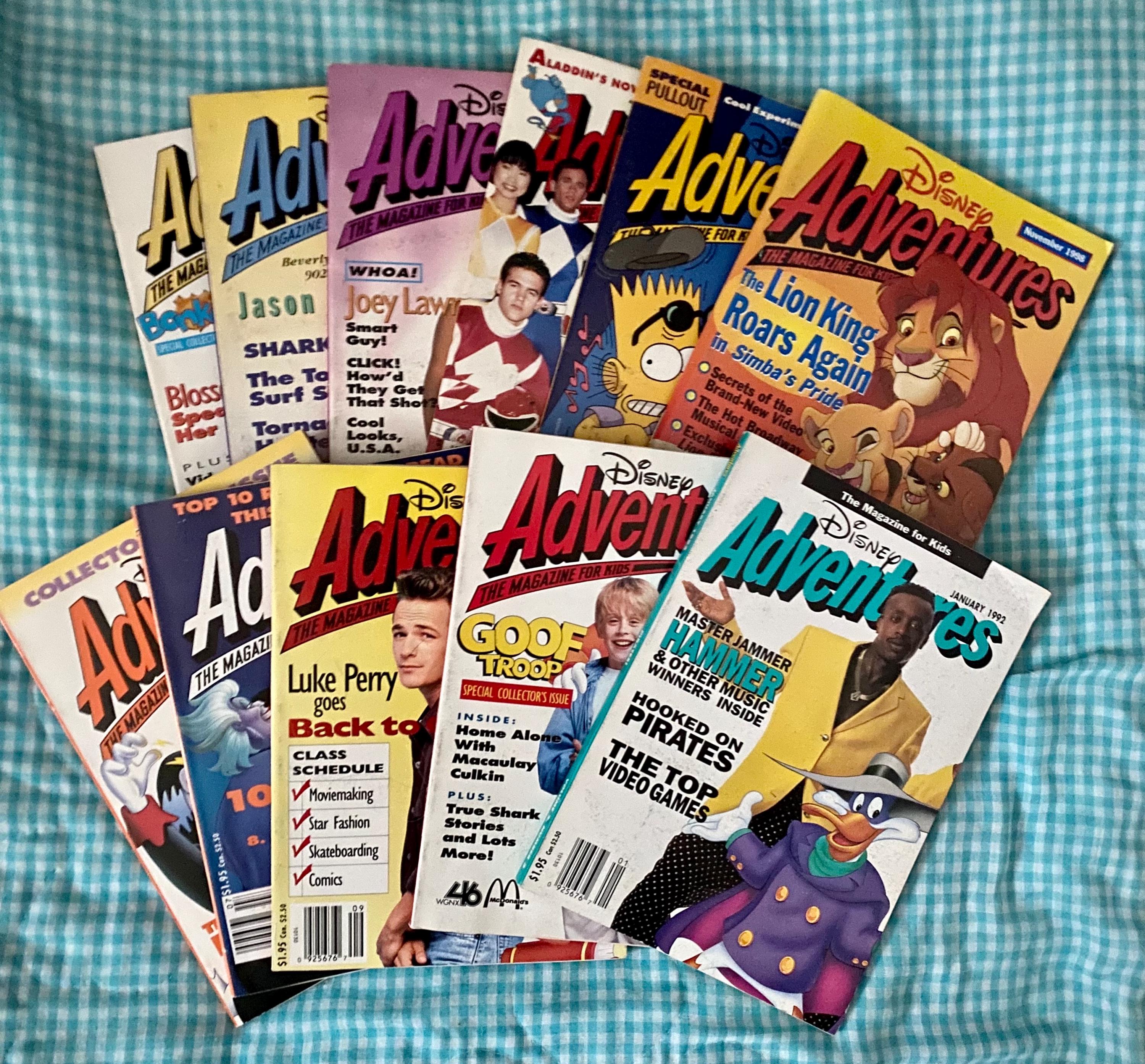 Disney Adventures Magazines - 1990s - YOU CHOOSE - Etsy