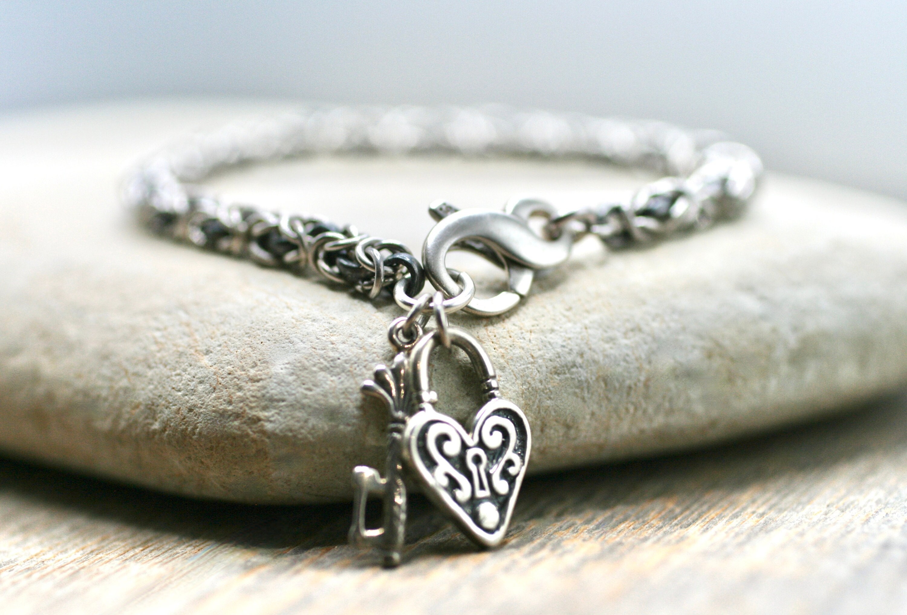 Heart Lock Bracelet & Key Necklace Set – BoongBay®