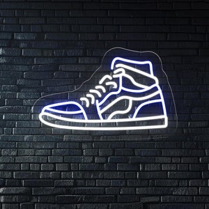 Sneaker Neon Sign, Shoe LED Sign, Sneaker Night Light, Sneakers Wall Decor, Man Cave Gift, Gym Decor, Sports Shoe Sign, Modern Neon Sign