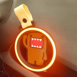 LED Neon Domo Tsurikawa, JDM Car Accessory, Car Handle Ring