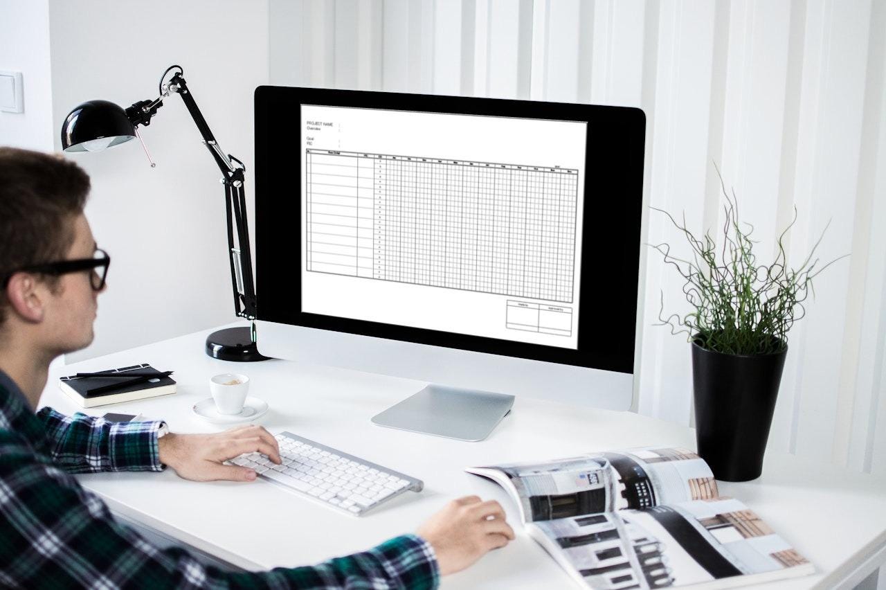 Project Planner Template: Editable Excel, Project Plan Worksheet ...