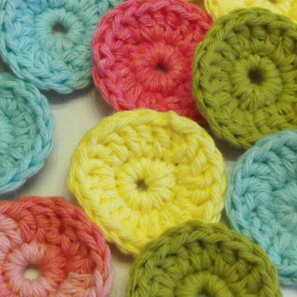 Reusable Cotton Balls/Mini Facial Scrubbies - set of 12