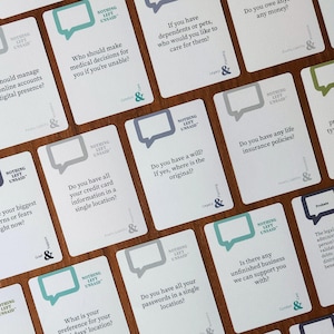 El juego de cartas "Nothing Left Unsaid™": planificación patrimonial esencial y preguntas sobre el final de la vida