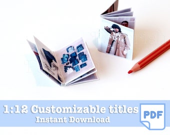 Customizable 1/12 Scale Dollhouse Magazine: Canva Template (PDF)