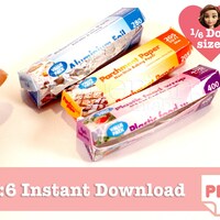 1/6 Scale BREAD Design Miniature Printables, Miniature Food Printables ...