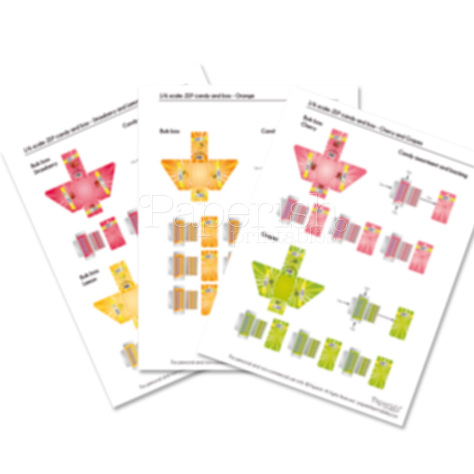 1/6 CANDY Tablets Miniature Printables | Doll Food Printables, Doll Food, Dolls Food, Dollhouse ...