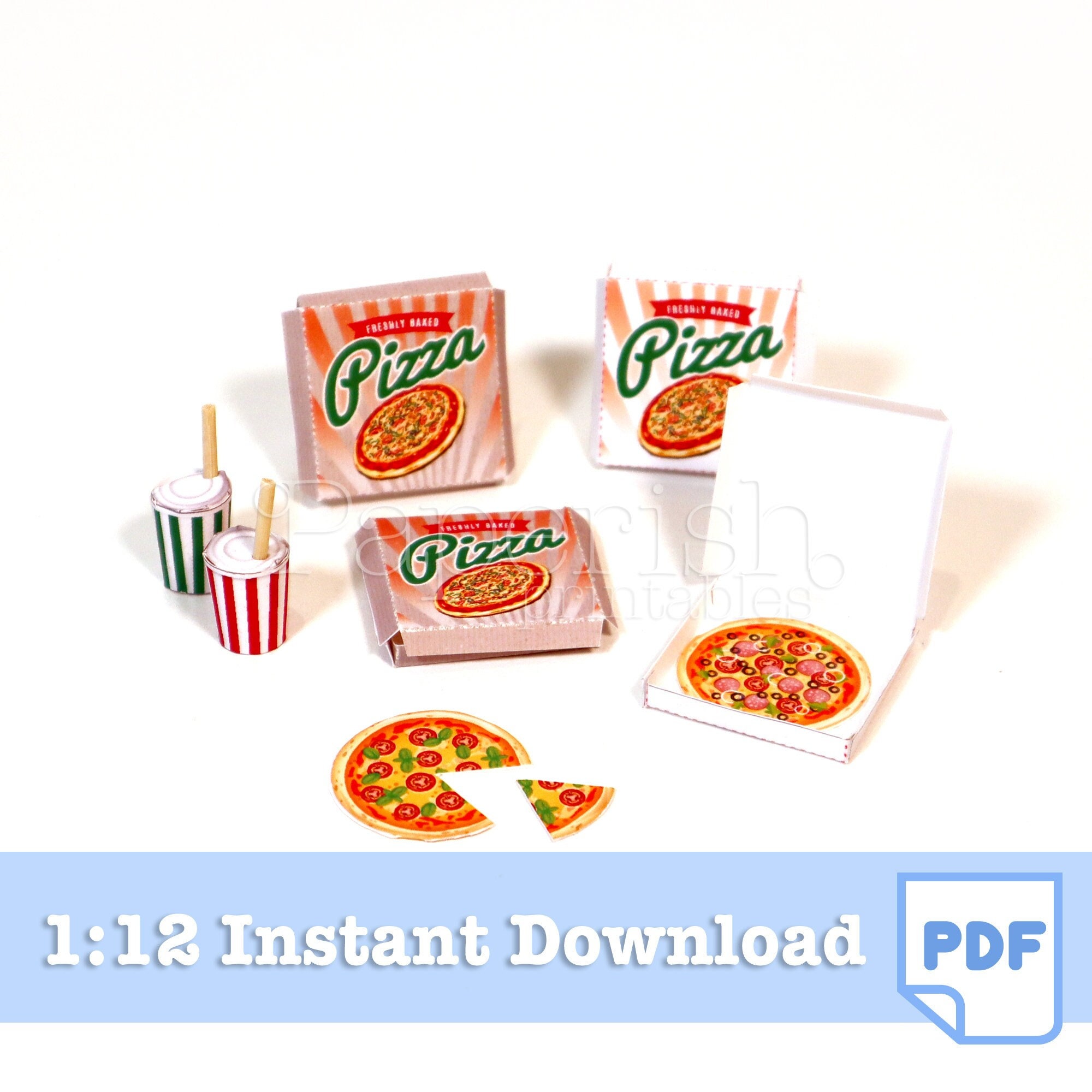 My Froggy Stuff Printables Pizza Box