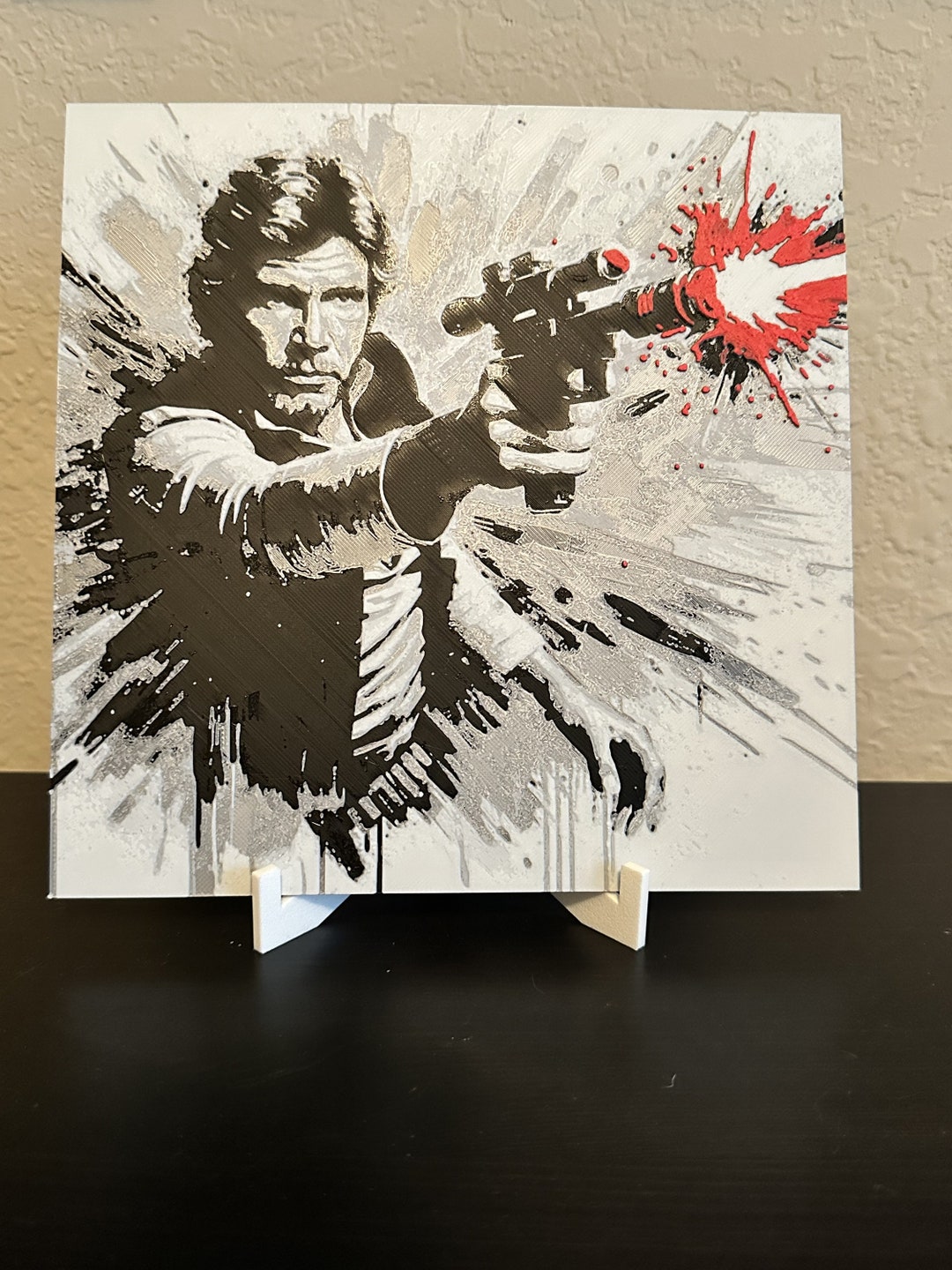 Han Solo 3D Printed Artwork - Etsy